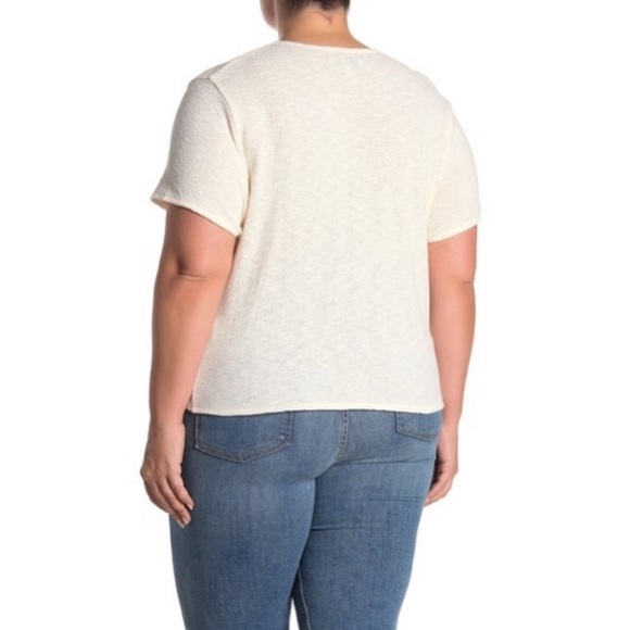 Madewell Texture & Thread Wrap Top XL XXL - Picture 4 of 5